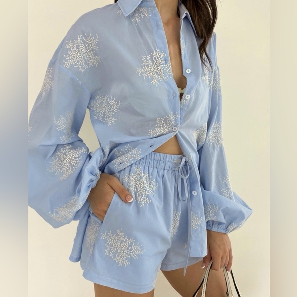 Light Blue Women's Shorts